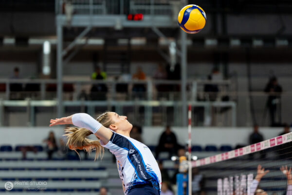 Szczecin 07.11.2025
Siatkowka mecz 5. kolejka Tauron Liga sezon 2025/2026 --- Polish volleyball top league match in Szczecin: Chemik Police - KS DevelopRes Rzeszow
N/Z Weronika Gierszewska
Fot. Marcin Jasinski/Arena Akcji