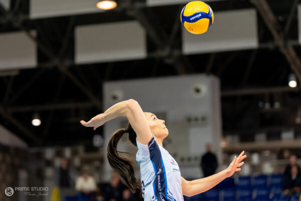Szczecin 07.11.2025
Siatkowka mecz 5. kolejka Tauron Liga sezon 2025/2026 --- Polish volleyball top league match in Szczecin: Chemik Police - KS DevelopRes Rzeszow
N/Z Katarzyna Partyka
Fot. Marcin Jasinski/Arena Akcji