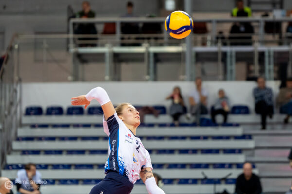 Szczecin 07.11.2025
Siatkowka mecz 5. kolejka Tauron Liga sezon 2025/2026 --- Polish volleyball top league match in Szczecin: Chemik Police - KS DevelopRes Rzeszow
N/Z Wiktoria Przybylo
Fot. Marcin Jasinski/Arena Akcji