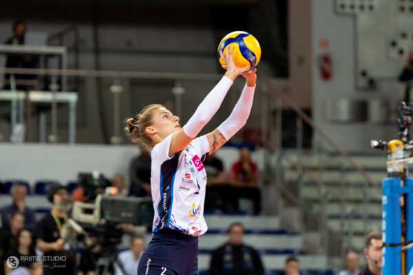 Szczecin 07.11.2025
Siatkowka mecz 5. kolejka Tauron Liga sezon 2025/2026 --- Polish volleyball top league match in Szczecin: Chemik Police - KS DevelopRes Rzeszow
N/Z Wiktoria Przybylo
Fot. Marcin Jasinski/Arena Akcji