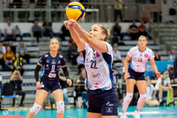 Szczecin 07.11.2025
Siatkowka mecz 5. kolejka Tauron Liga sezon 2025/2026 --- Polish volleyball top league match in Szczecin: Chemik Police - KS DevelopRes Rzeszow
N/Z Julia Orzol
Fot. Marcin Jasinski/Arena Akcji