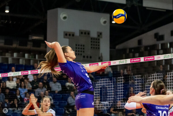 Szczecin 07.11.2025
Siatkowka mecz 5. kolejka Tauron Liga sezon 2025/2026 --- Polish volleyball top league match in Szczecin: Chemik Police - KS DevelopRes Rzeszow
N/Z Dominika Pierzchala
Fot. Marcin Jasinski/Arena Akcji
