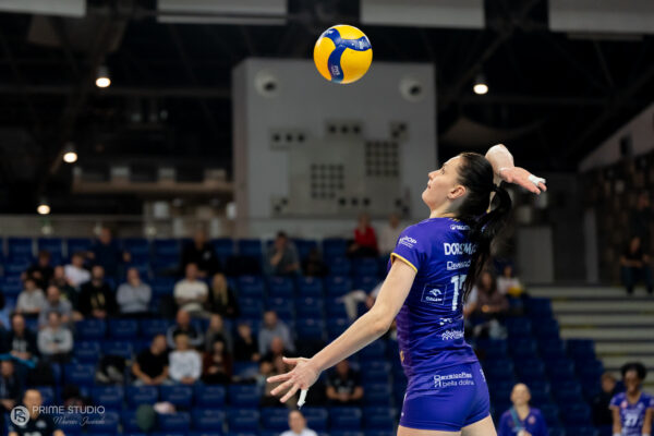 Szczecin 07.11.2025
Siatkowka mecz 5. kolejka Tauron Liga sezon 2025/2026 --- Polish volleyball top league match in Szczecin: Chemik Police - KS DevelopRes Rzeszow
N/Z Svitlana Dorsman
Fot. Marcin Jasinski/Arena Akcji