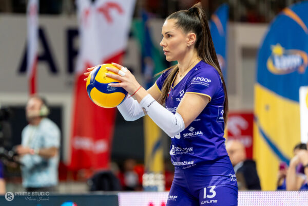 Szczecin 07.11.2025
Siatkowka mecz 5. kolejka Tauron Liga sezon 2025/2026 --- Polish volleyball top league match in Szczecin: Chemik Police - KS DevelopRes Rzeszow
N/Z Karina Chmielewska
Fot. Marcin Jasinski/Arena Akcji
