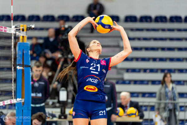 Szczecin 30.03.2026
Siatkowka mecz playoff Tauron Liga sezon 2025/2026 --- Polish volleyball top league playoff match in Szczecin: Chemik Police - PGE Budowlani Lodz
N/Z Alicja Grabka
Fot. Marcin Jasinski/Arena Akcji