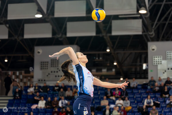 Szczecin 30.03.2026
Siatkowka mecz playoff Tauron Liga sezon 2025/2026 --- Polish volleyball top league playoff match in Szczecin: Chemik Police - PGE Budowlani Lodz
N/Z Katarzyna Partyka
Fot. Marcin Jasinski/Arena Akcji