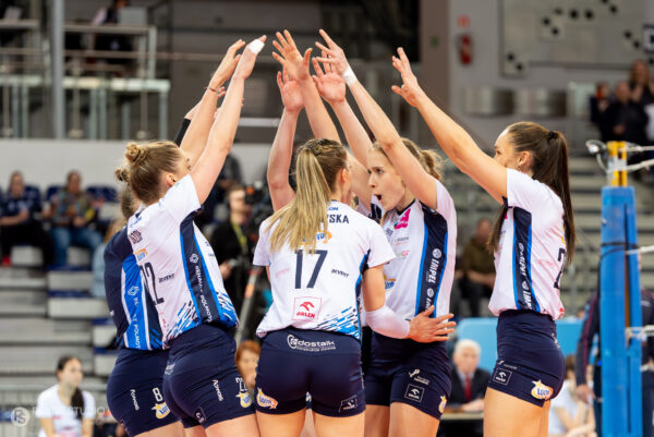 Szczecin 30.03.2026
Siatkowka mecz playoff Tauron Liga sezon 2025/2026 --- Polish volleyball top league playoff match in Szczecin: Chemik Police - PGE Budowlani Lodz
N/Z LOTTO Chemik Police
Fot. Marcin Jasinski/Arena Akcji