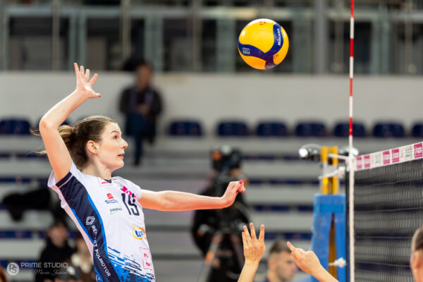 Szczecin 30.03.2026
Siatkowka mecz playoff Tauron Liga sezon 2025/2026 --- Polish volleyball top league playoff match in Szczecin: Chemik Police - PGE Budowlani Lodz
N/Z Anna Dorywalska
Fot. Marcin Jasinski/Arena Akcji