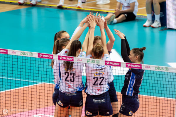 Szczecin 30.03.2026
Siatkowka mecz playoff Tauron Liga sezon 2025/2026 --- Polish volleyball top league playoff match in Szczecin: Chemik Police - PGE Budowlani Lodz
N/Z LOTTO Chemik Police
Fot. Marcin Jasinski/Arena Akcji