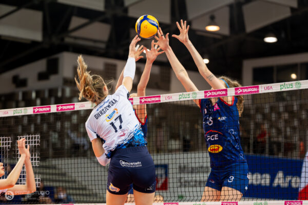 Szczecin 30.03.2026
Siatkowka mecz playoff Tauron Liga sezon 2025/2026 --- Polish volleyball top league playoff match in Szczecin: Chemik Police - PGE Budowlani Lodz
N/Z Weronika Gierszewska
Fot. Marcin Jasinski/Arena Akcji