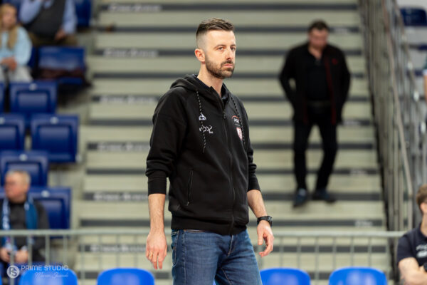 Szczecin 30.03.2026
Siatkowka mecz playoff Tauron Liga sezon 2025/2026 --- Polish volleyball top league playoff match in Szczecin: Chemik Police - PGE Budowlani Lodz
N/Z Maciej Biernat
Fot. Marcin Jasinski/Arena Akcji