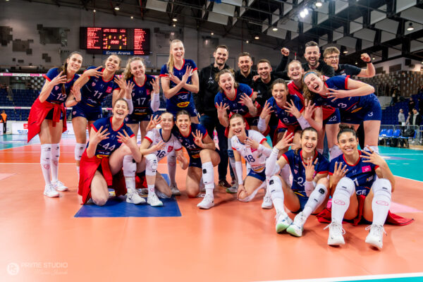 Szczecin 30.03.2026
Siatkowka mecz playoff Tauron Liga sezon 2025/2026 --- Polish volleyball top league playoff match in Szczecin: Chemik Police - PGE Budowlani Lodz
N/Z PGE Budowlani Lodz
Fot. Marcin Jasinski/Arena Akcji