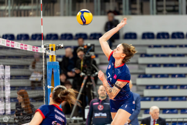 Szczecin 30.03.2026
Siatkowka mecz playoff Tauron Liga sezon 2025/2026 --- Polish volleyball top league playoff match in Szczecin: Chemik Police - PGE Budowlani Lodz
N/Z Paulina Majkowska
Fot. Marcin Jasinski/Arena Akcji