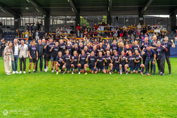 Szczecin 30.05.2026
Pilka nozna mecz 22. kolejka Orlen Ekstraliga Kobiet sezon 2025/2026 --- First Polish Women's football league match in Szczecin: Pogon Szczecin - Slask Wroclaw
N/Z Pogon Szczecin Kobiety
Fot. Marcin Jasinski/Arena Akcji